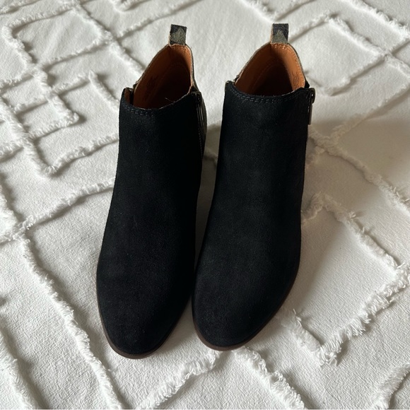 • NIB! • Lucky brand Basel camo army black ankle boots booties - Picture 3 of 7